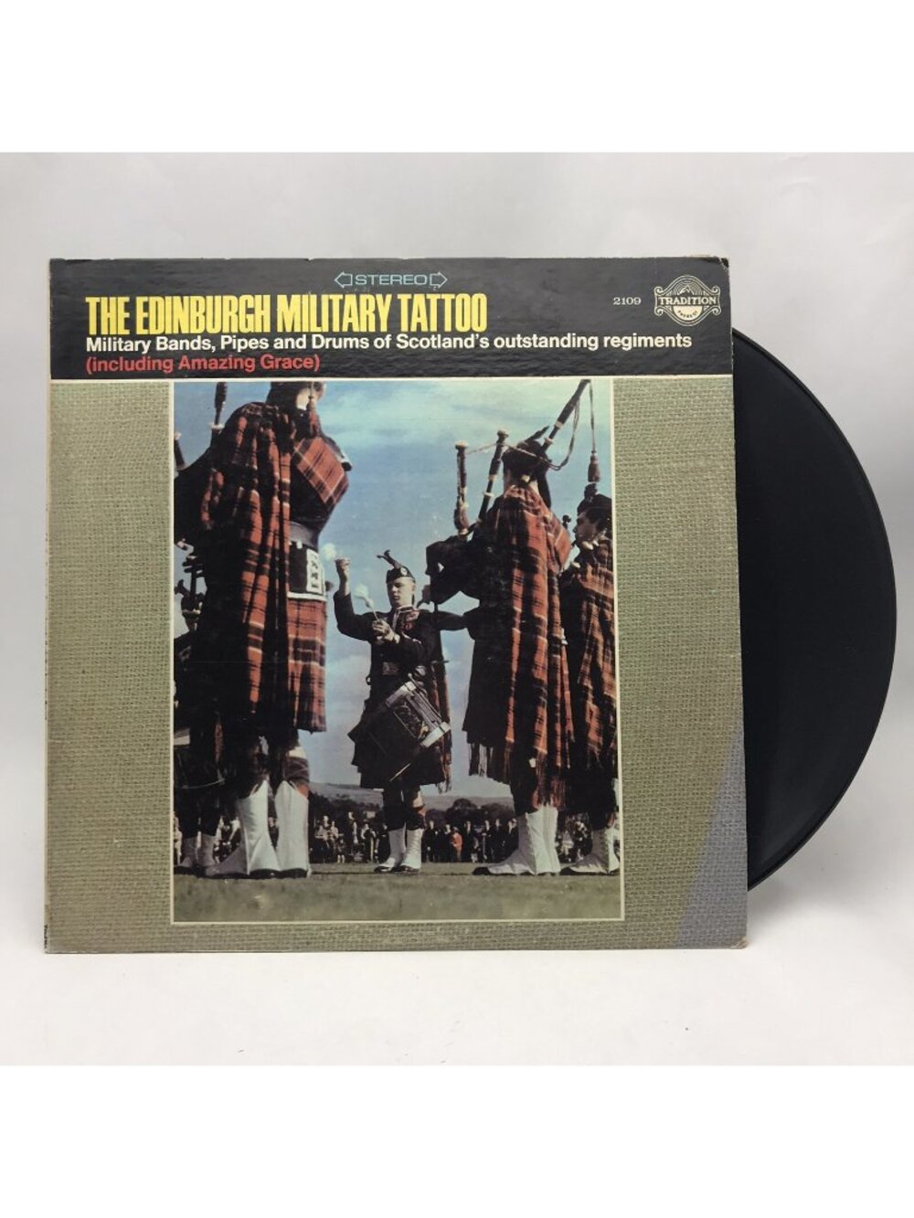 The Edinburgh Military Tattoo Pipes And Drums Used Vinyl LP VG+\VG TR 2109